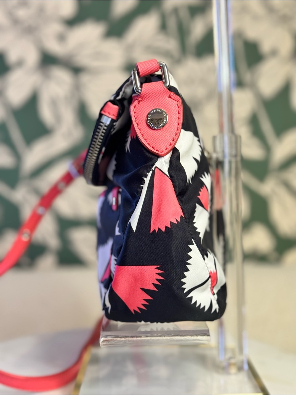Marc By Marc Jacobs Black, Pink & White Geometric Crossbody - Picture 3 of 9